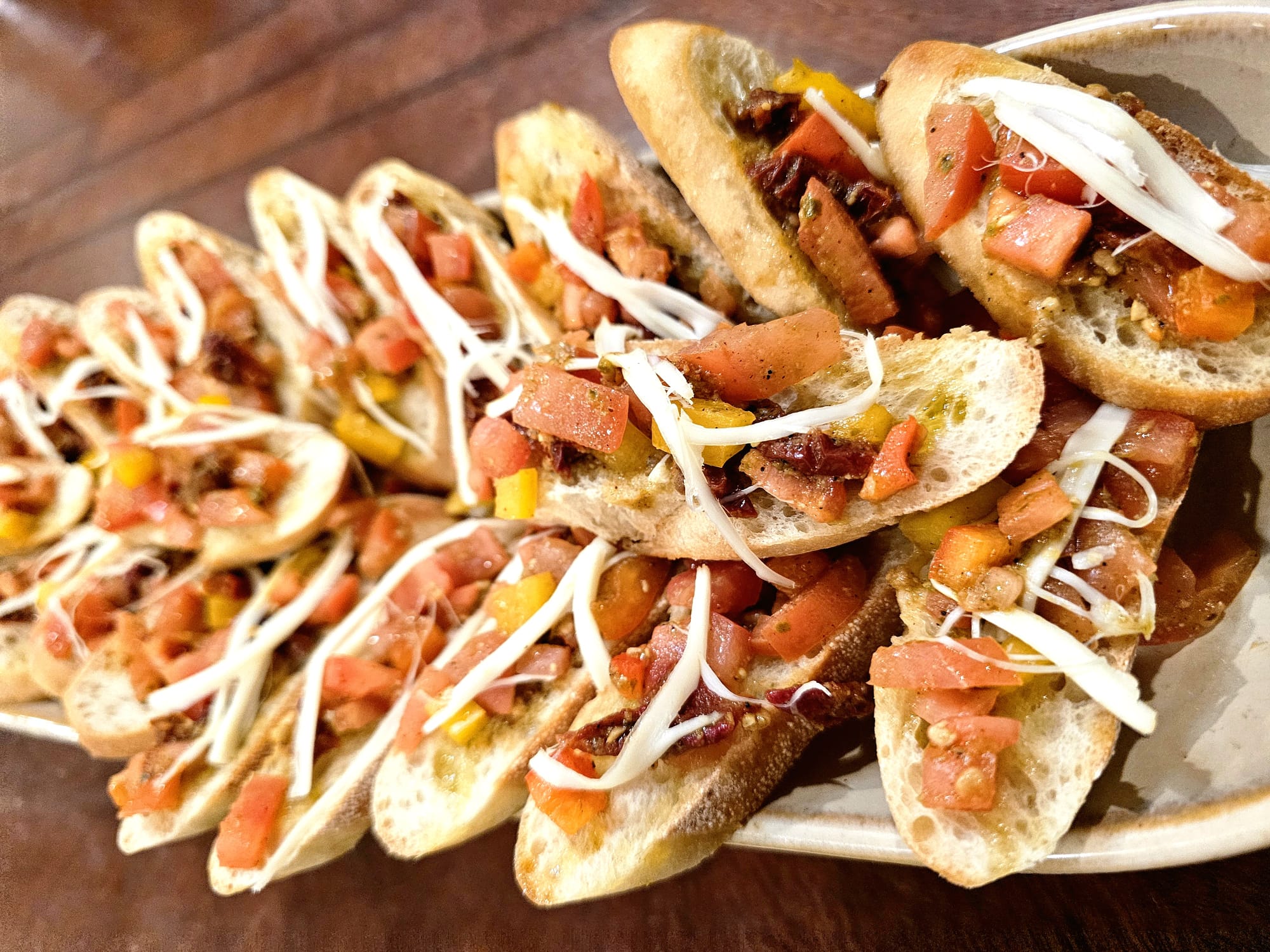 Tomato & Pepper Bruschetta