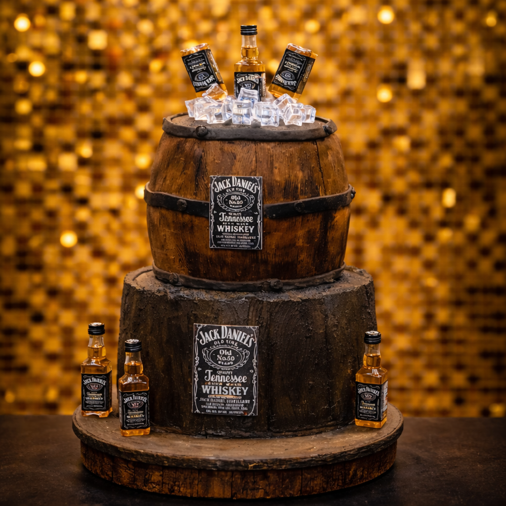 Aged to perfection- Whiskey Barrel Cake