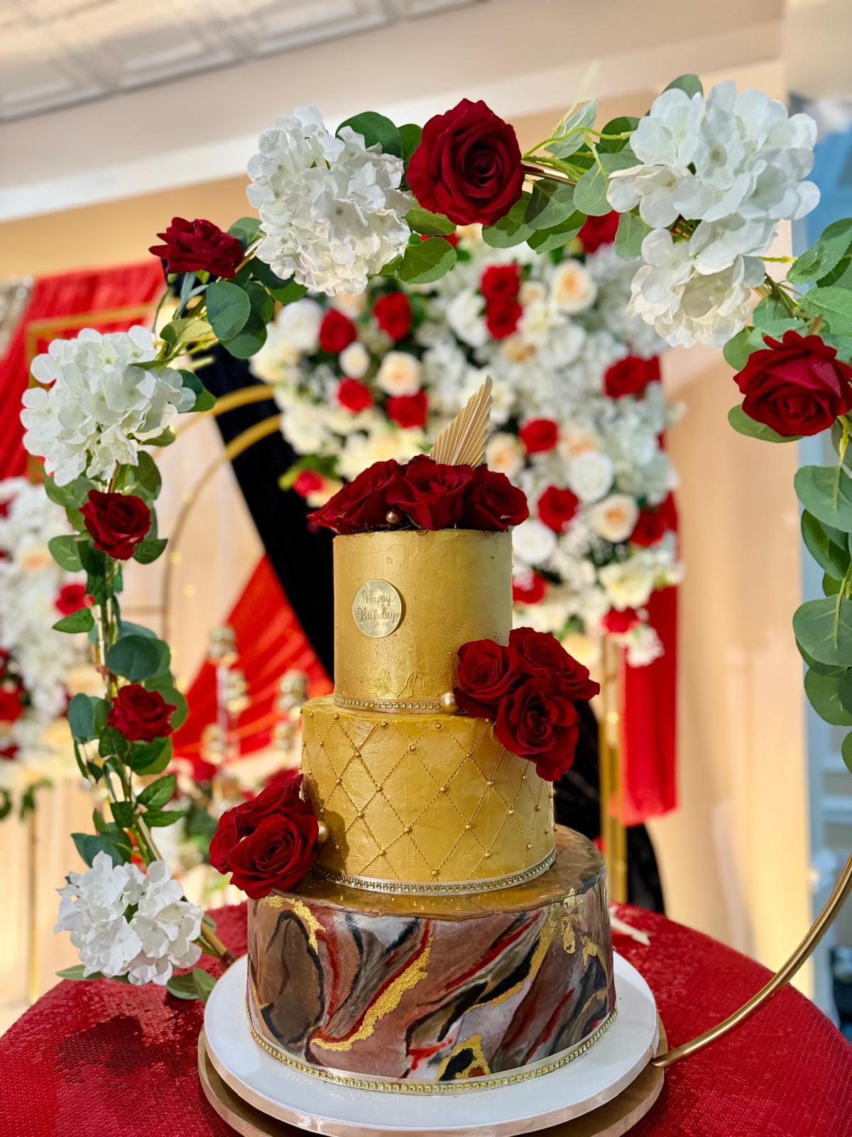 Glamorous Red Carpet cake